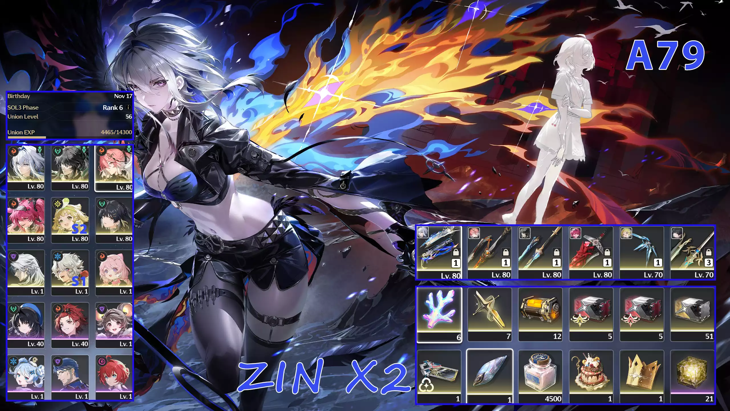 Galbrena C0R1 + Qiuyuan C0 + Changli C0R1 + Lupa C0R1